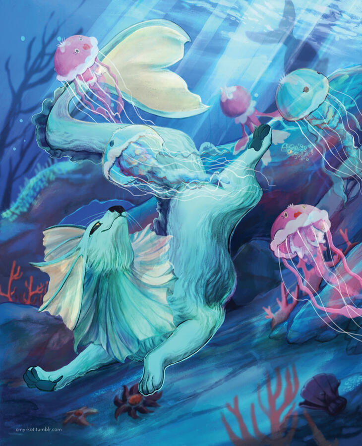 Pokemon Fanart for a Voluntary Project