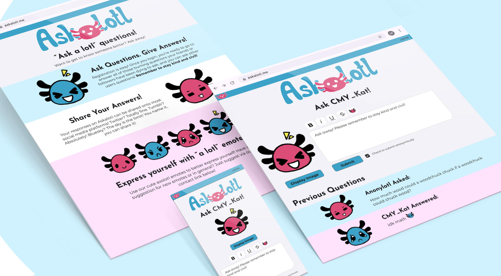 Askalotl Brand Guide and Website