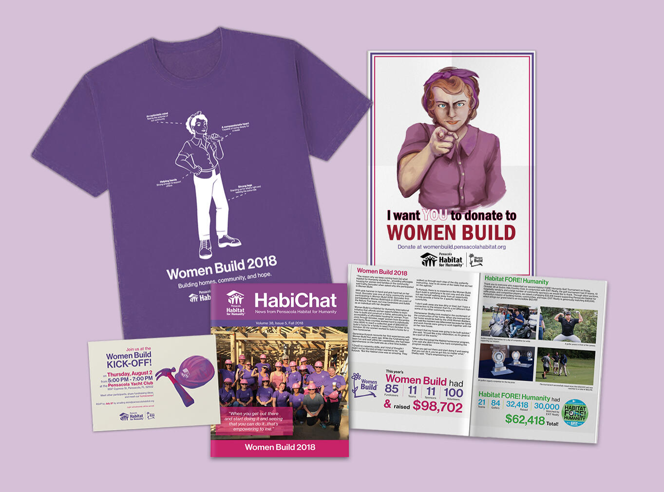 Women Build 2018 Marketing Materials